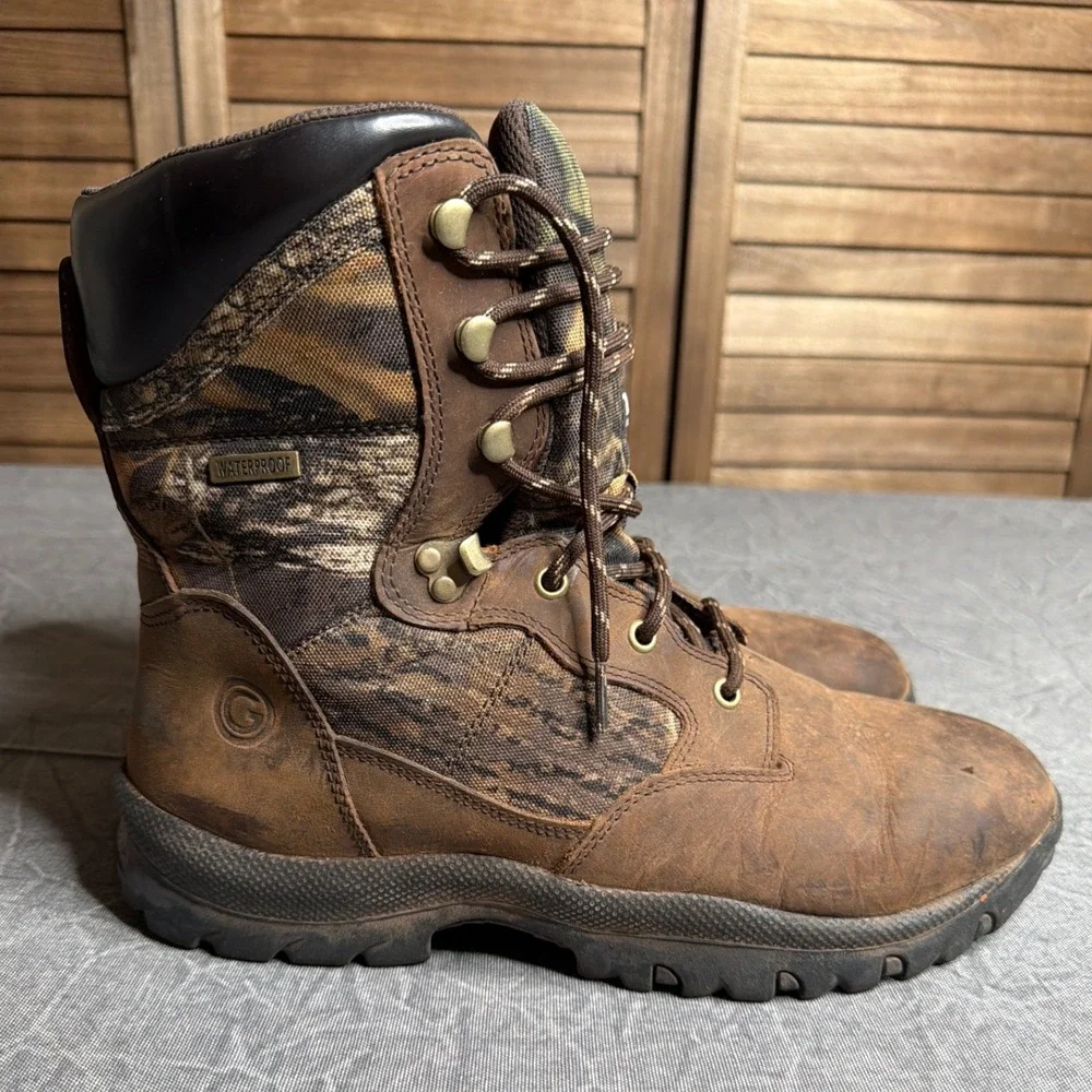 Outdoor Gear Hunting Boots Mens 11.5 Thinsulate Brown Camo Waterproof